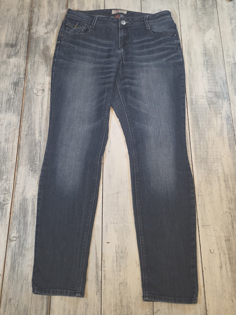 lei Women's Dark Blue Curvy Skinny Jeans Selena sz 11